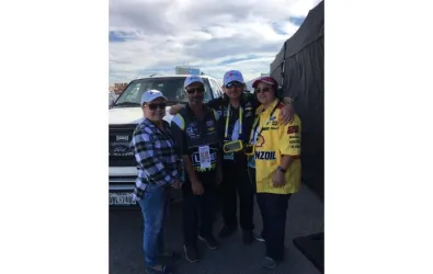 Butcher employees at Texas Motor Speedway