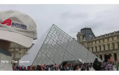 A Butcher AC hat photographed in Paris