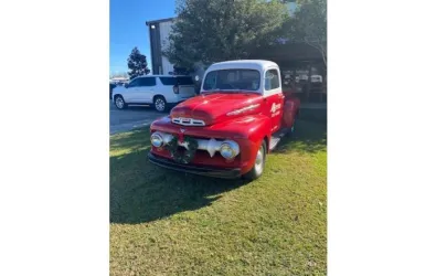 Picture of the driver side of the original Butcher AC company truck