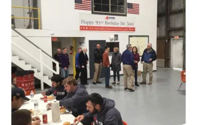 photo from Mr. Tom's 93rd birthday celebration