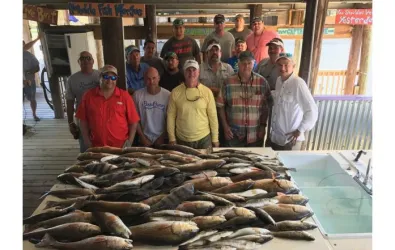 Butcher team on a fishing trip