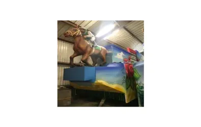 photo of a Mardi Gras float