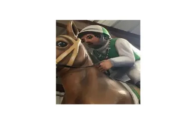 close up photo of a Mardi Gras parade float