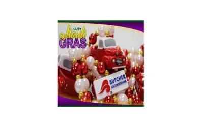 photo of Butcher AC Mardi Gras beads