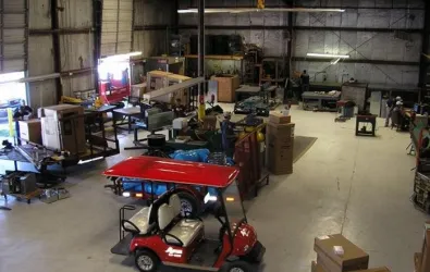 Butcher AC's workshop