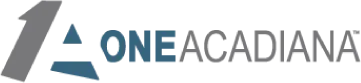 Blue stylized A and ONE logo with gray company wordmark