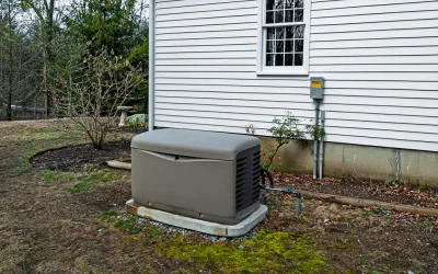 A whole home generator ready for storm season outside of a home in Lafayette, LA.